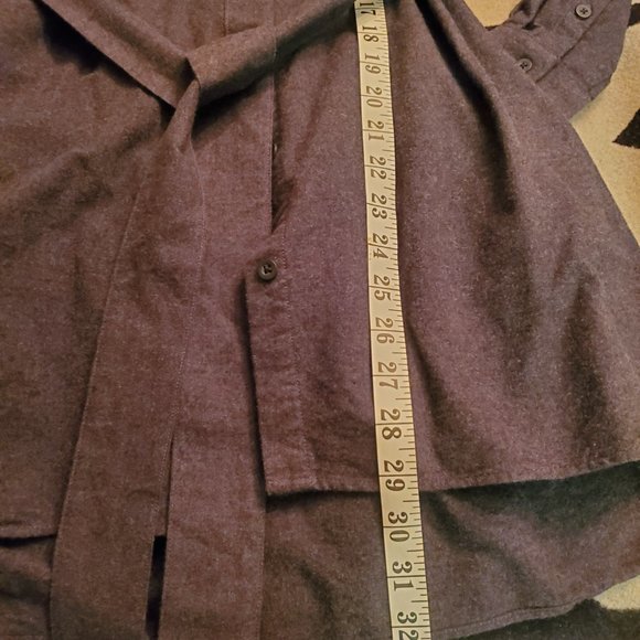 Womens Helly Hansen grey organic flannel shirt - Picture 7 of 8